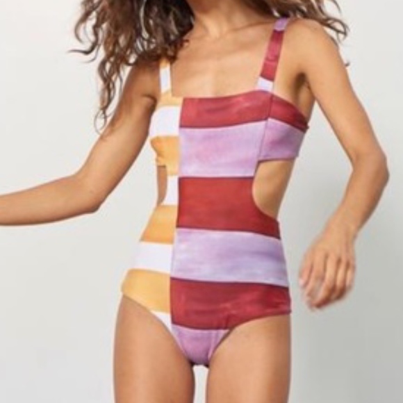 Mara Hoffman Other - NWT MARA HOFFMAN MINA SIENNA CUT OUT SWIMSUIT L